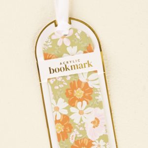 Acrylic Bookmark-Bouquet Beauty Sage
