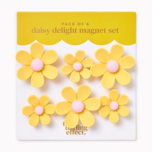 Daisy Delight Yellow Magnet Set