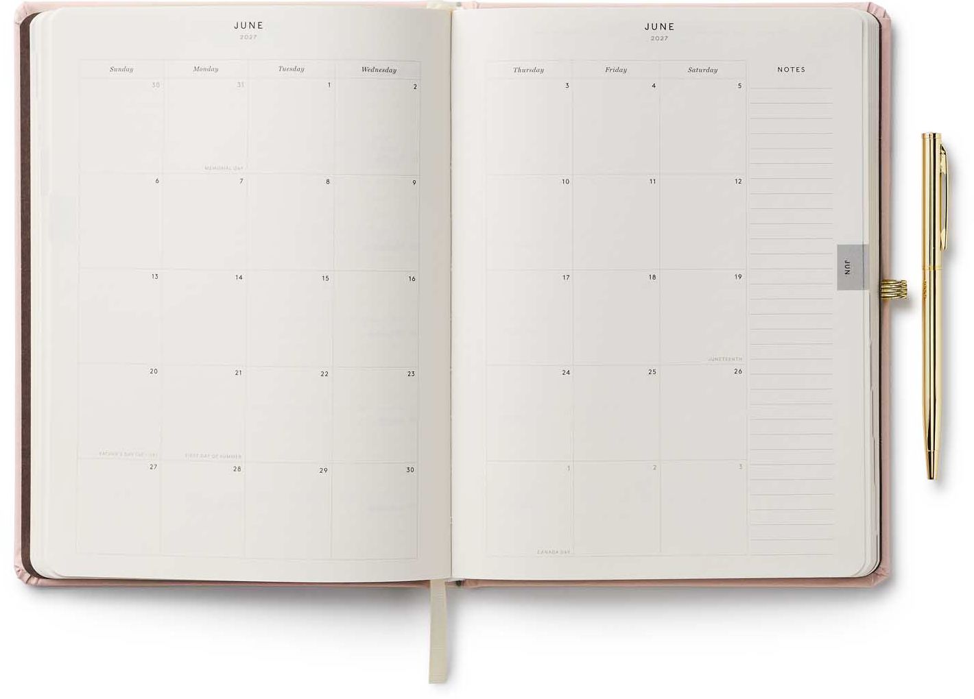 2027 Paisley 12-Month Hardcover Planner with Pen - Image 3