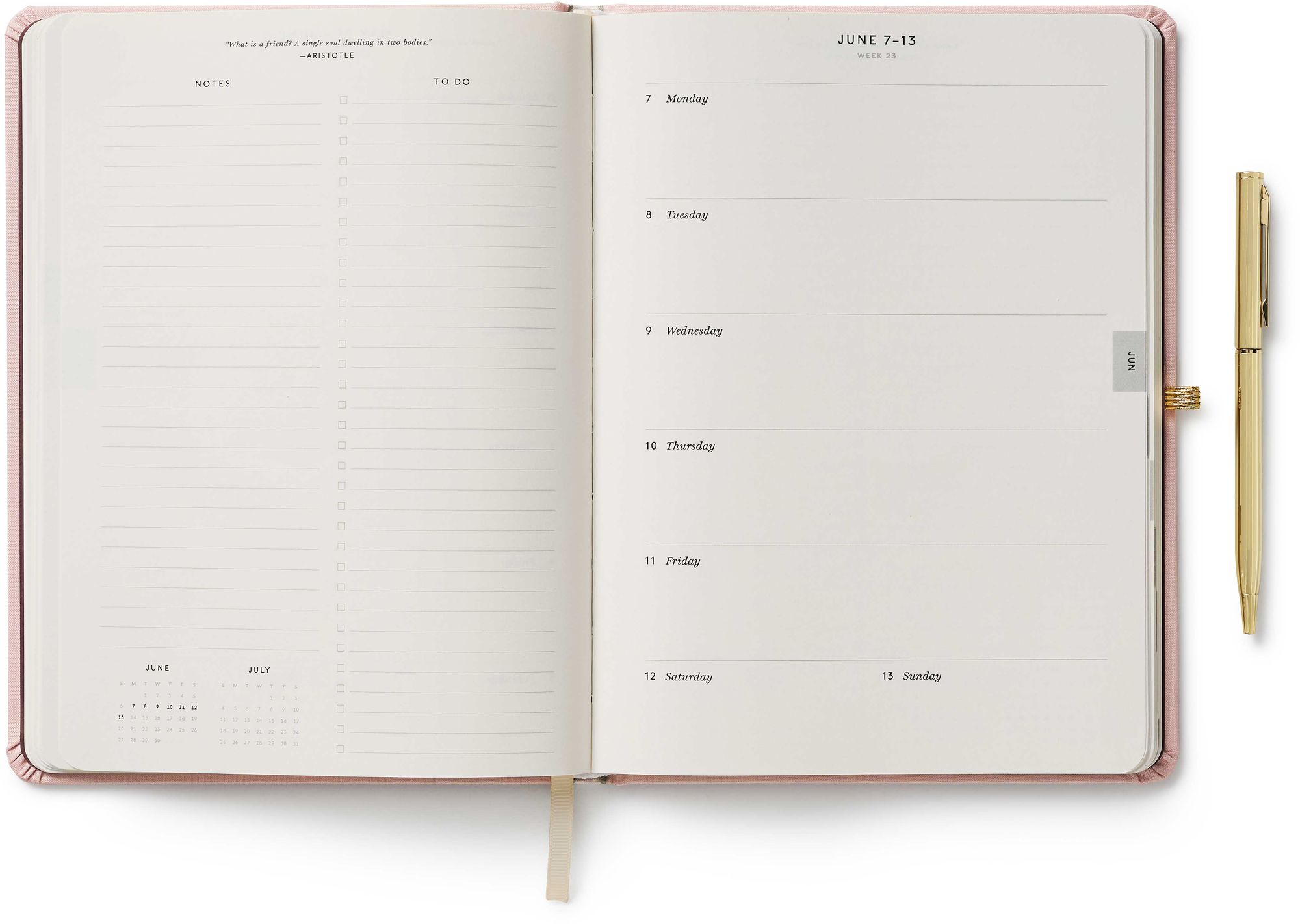 2027 Paisley 12-Month Hardcover Planner with Pen - Image 4