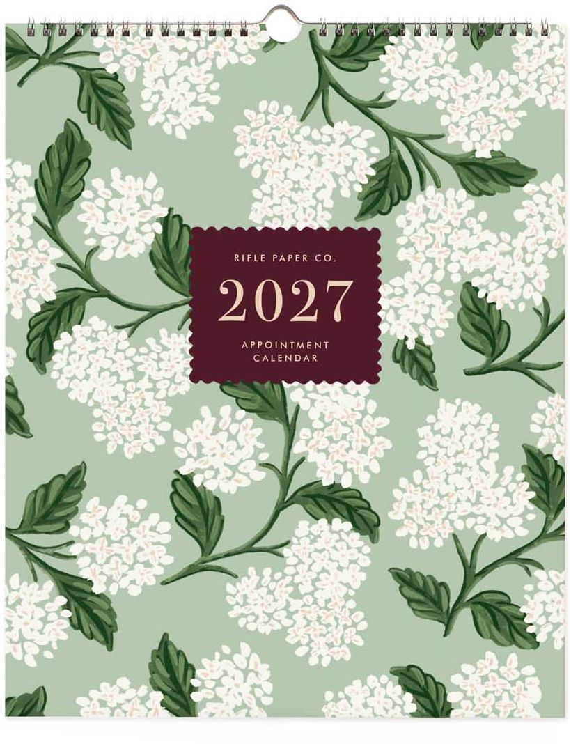 2027 Floral Appointment Calendar