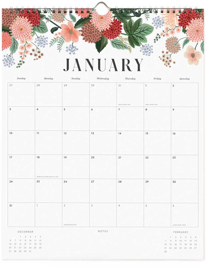 2027 Floral Appointment Calendar - Image 2