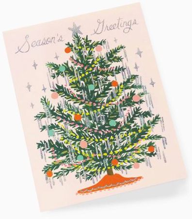 Glitzy Tree Holiday Card Set - Image 2
