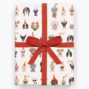 Party Dogs Flat Wrap