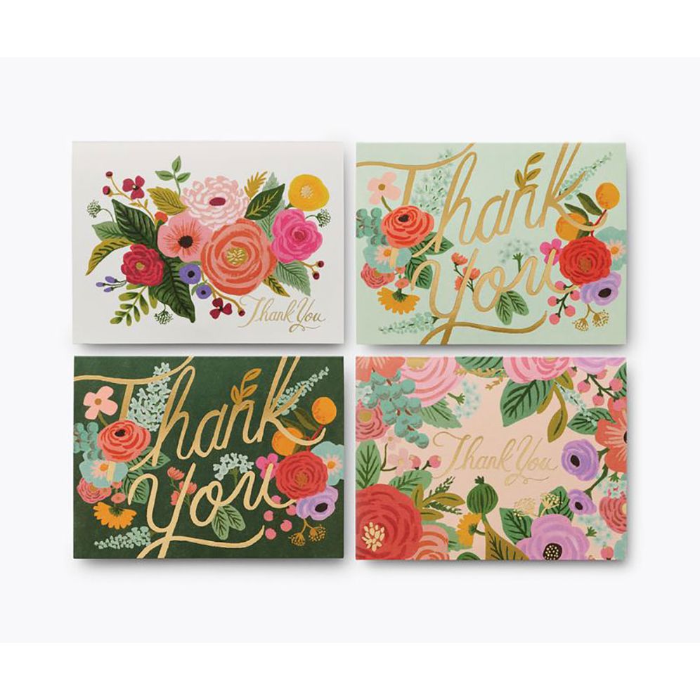 Garden Party Thank You Keepsake Card Box - Image 3
