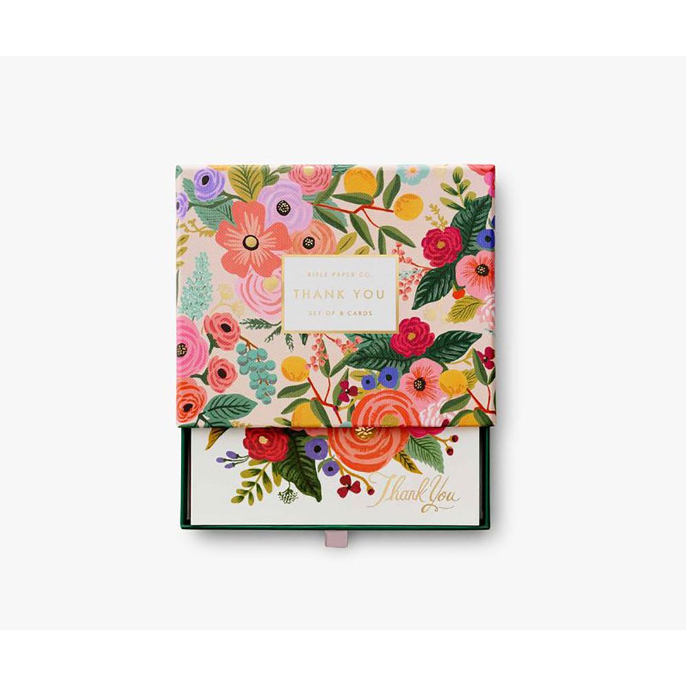 Garden Party Thank You Keepsake Card Box - Image 2