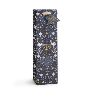 Rifle Paper Co. Hanukkah Floral Wine Gift Bag