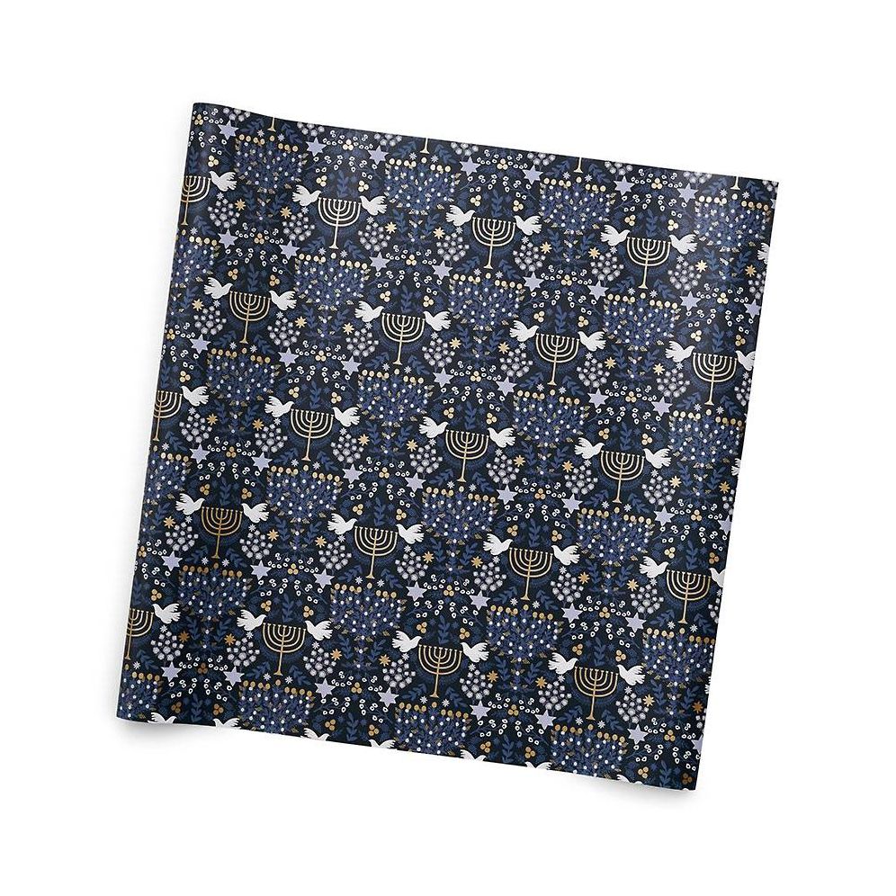 Rifle Paper Co. Hanukkah Floral Wrapping Paper - Image 3