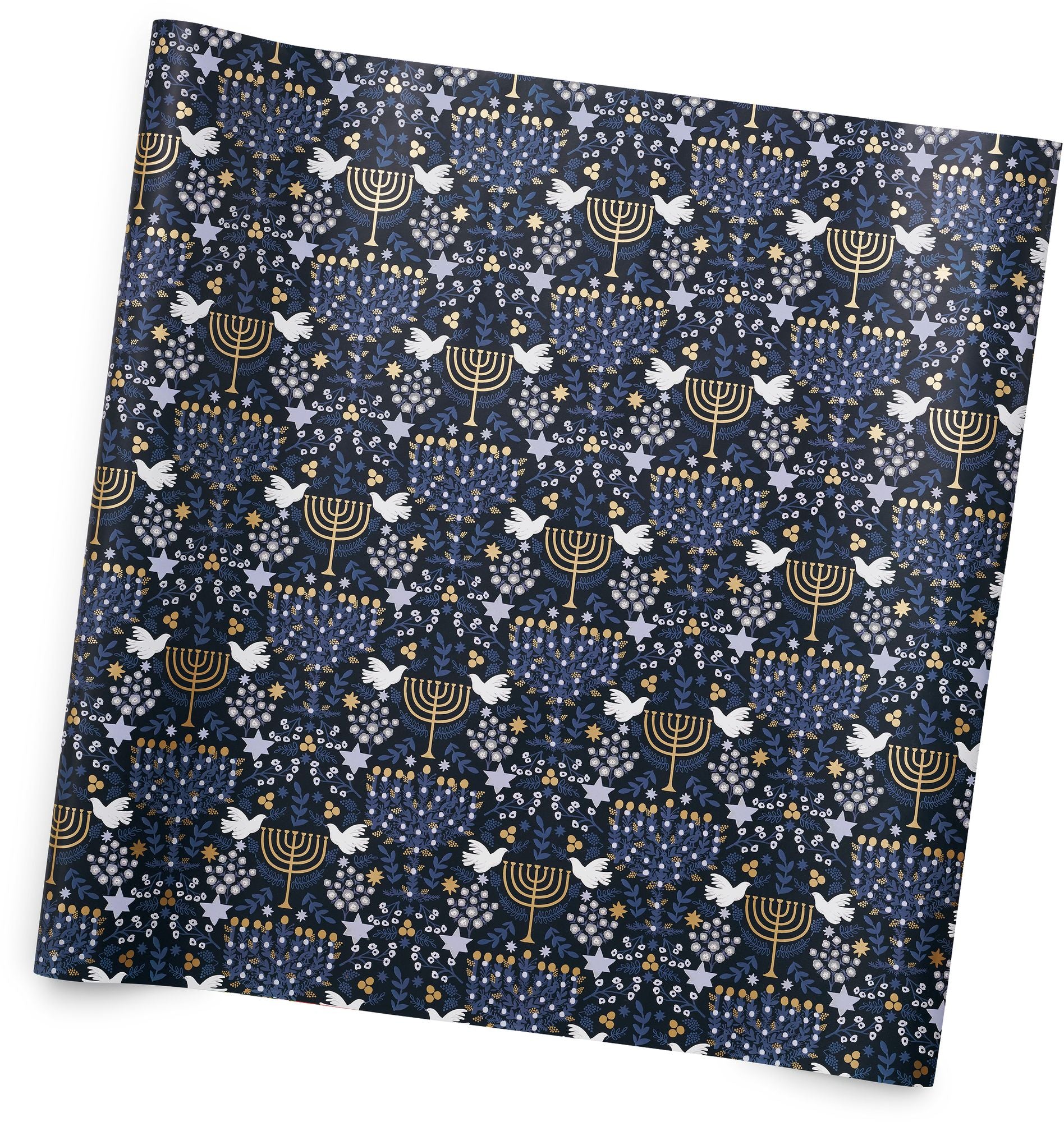 Rifle Paper Co. Hanukkah Floral Wrapping Paper - Image 5
