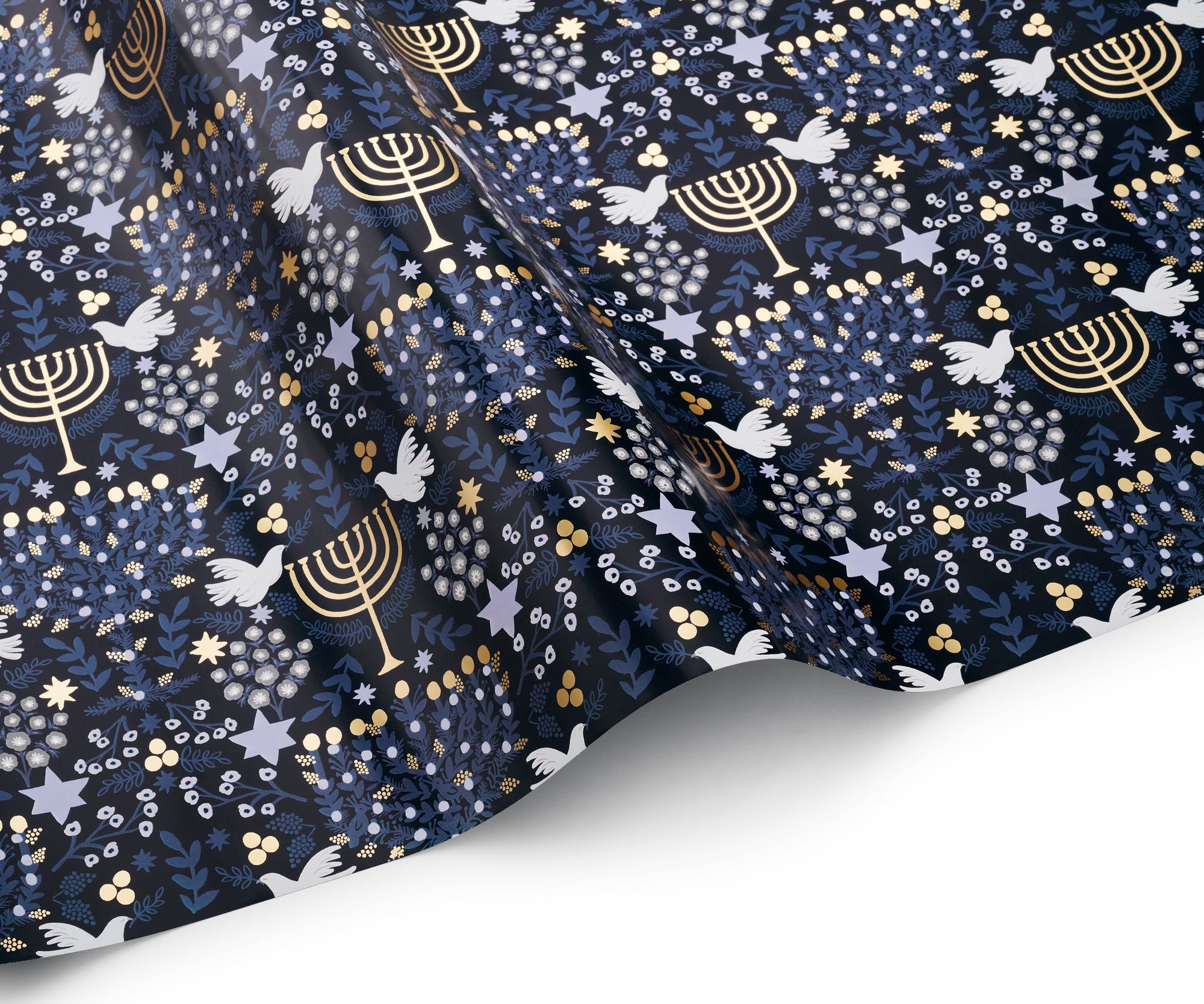 Rifle Paper Co. Hanukkah Floral Wrapping Paper - Image 6