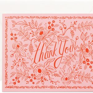 Ros? Thank You Greeting Card