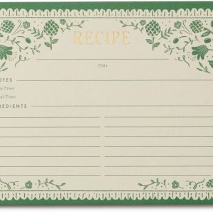 Pack of 12 Artichoke Recipe Cards