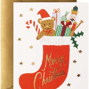 Rifle Christmas Toy Stocking Stationery Set