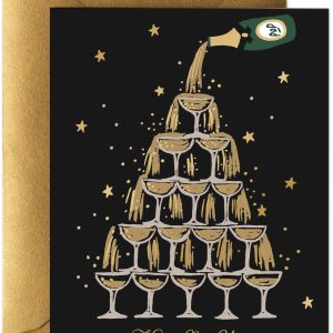Boxed Set of Champagne New Year Cards