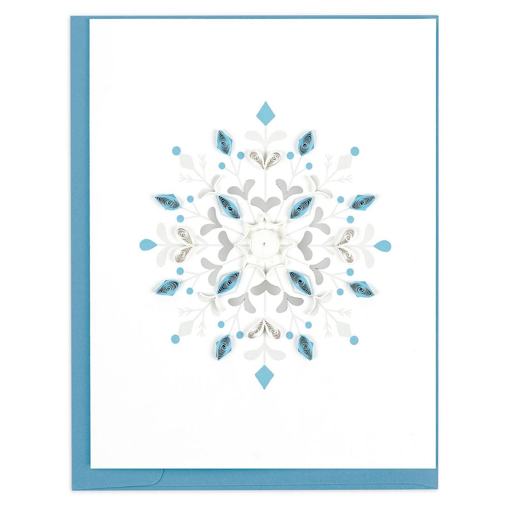Quilling Winter Snowflake Stationery Set - Image 4