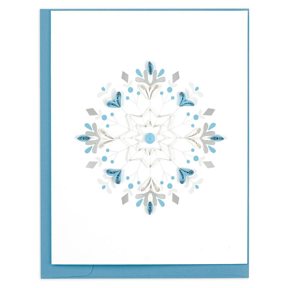 Quilling Winter Snowflake Stationery Set - Image 5