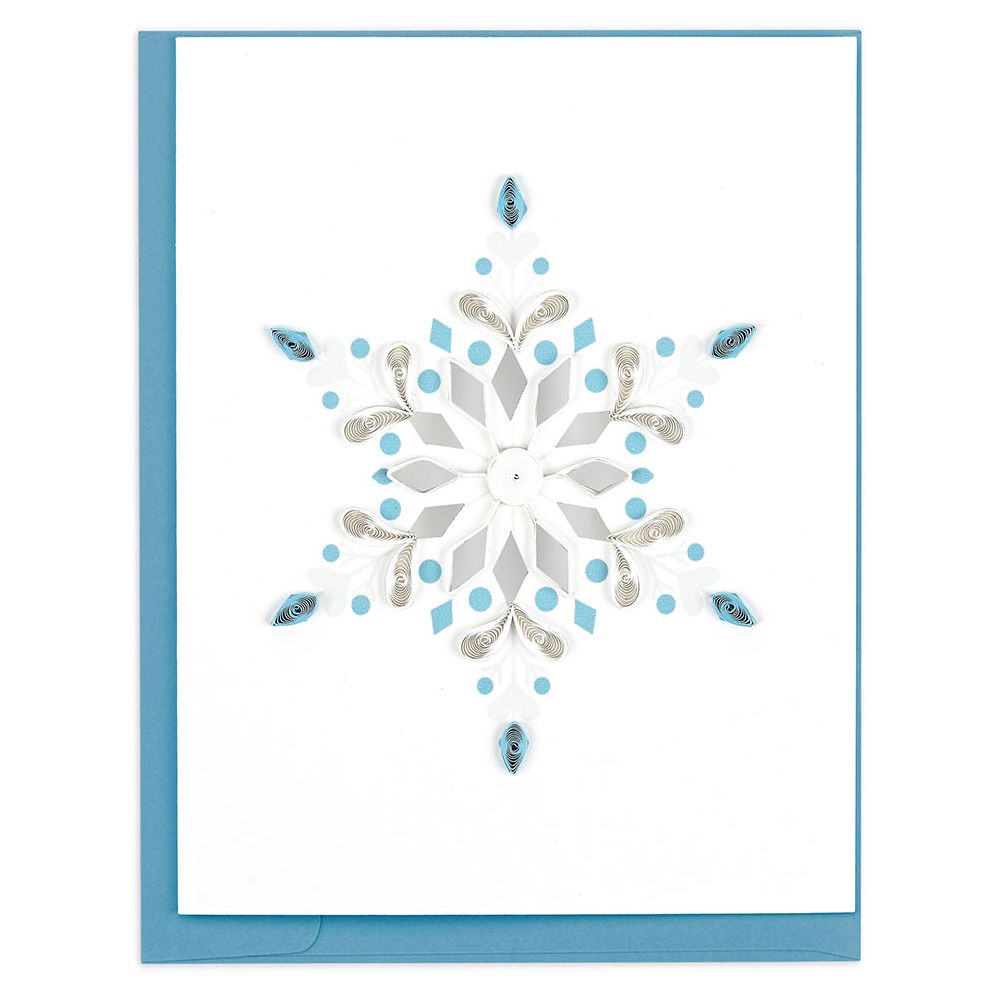 Quilling Winter Snowflake Stationery Set - Image 6