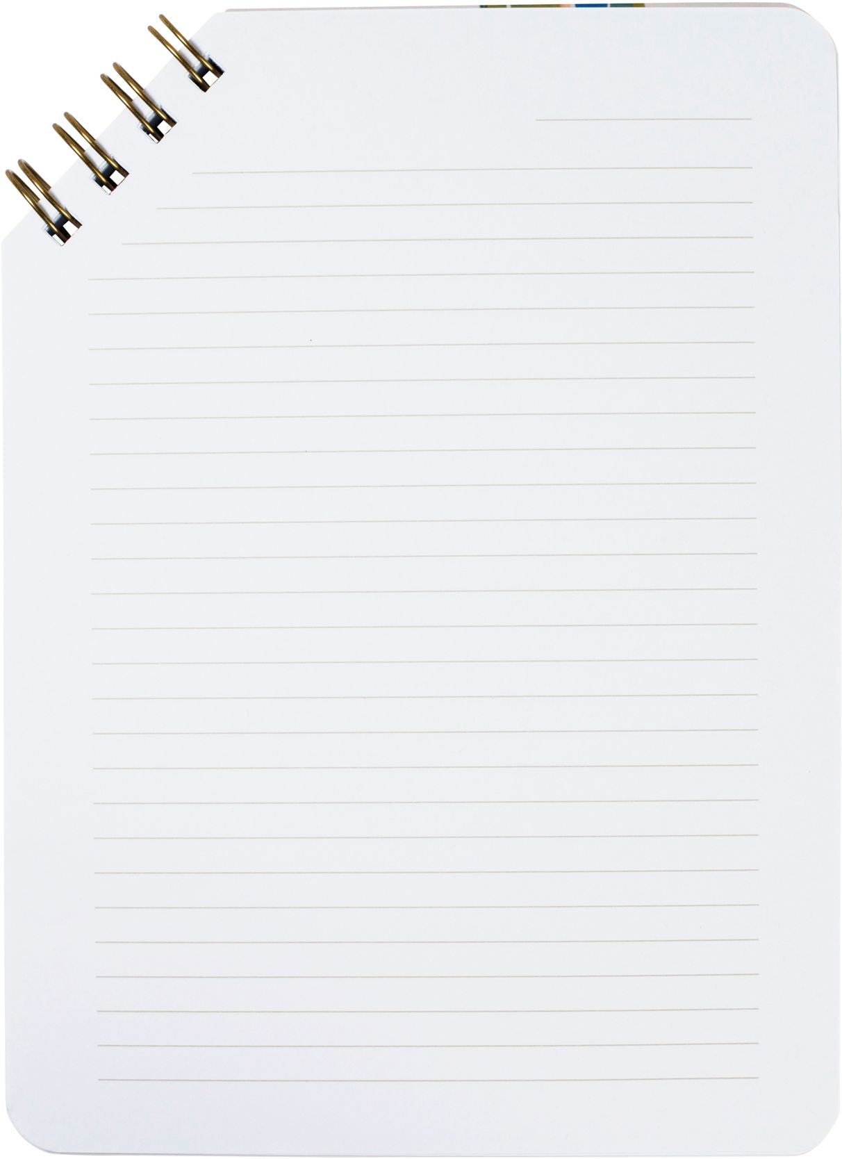 Colorful Seeded Eucalyptus Hardcover Corner Spiral Notepad - Image 2