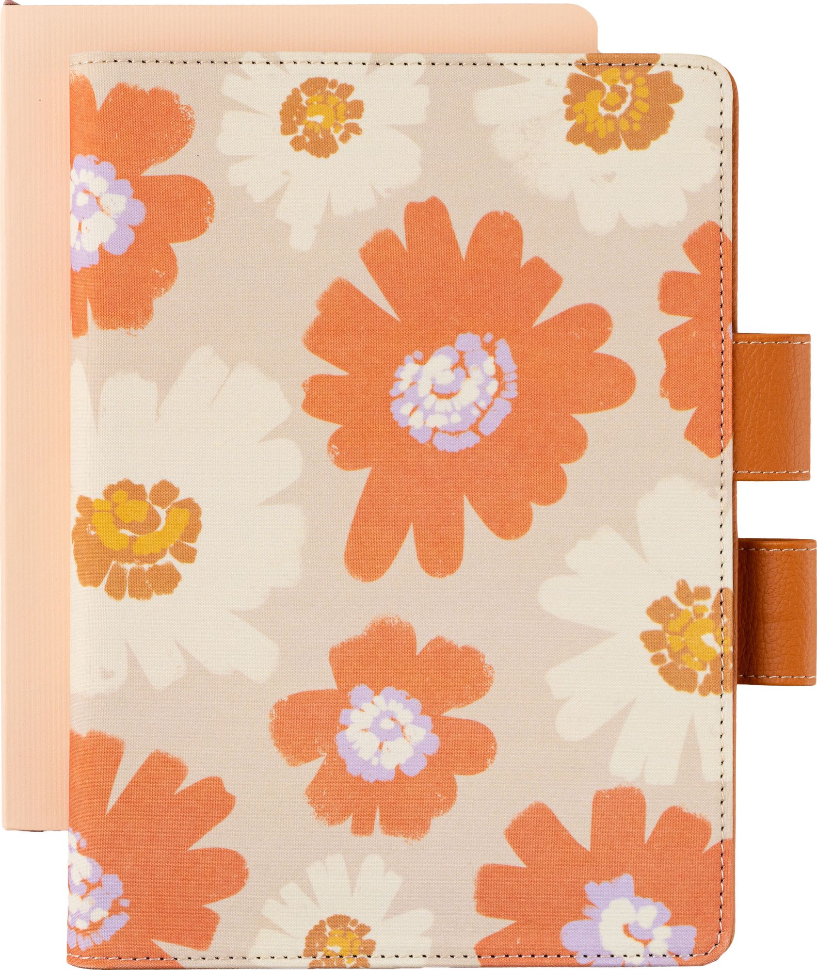 Paper Source A5 All Over Floral Bookcloth Journal Cover with Pen Loop Closure - Image 2