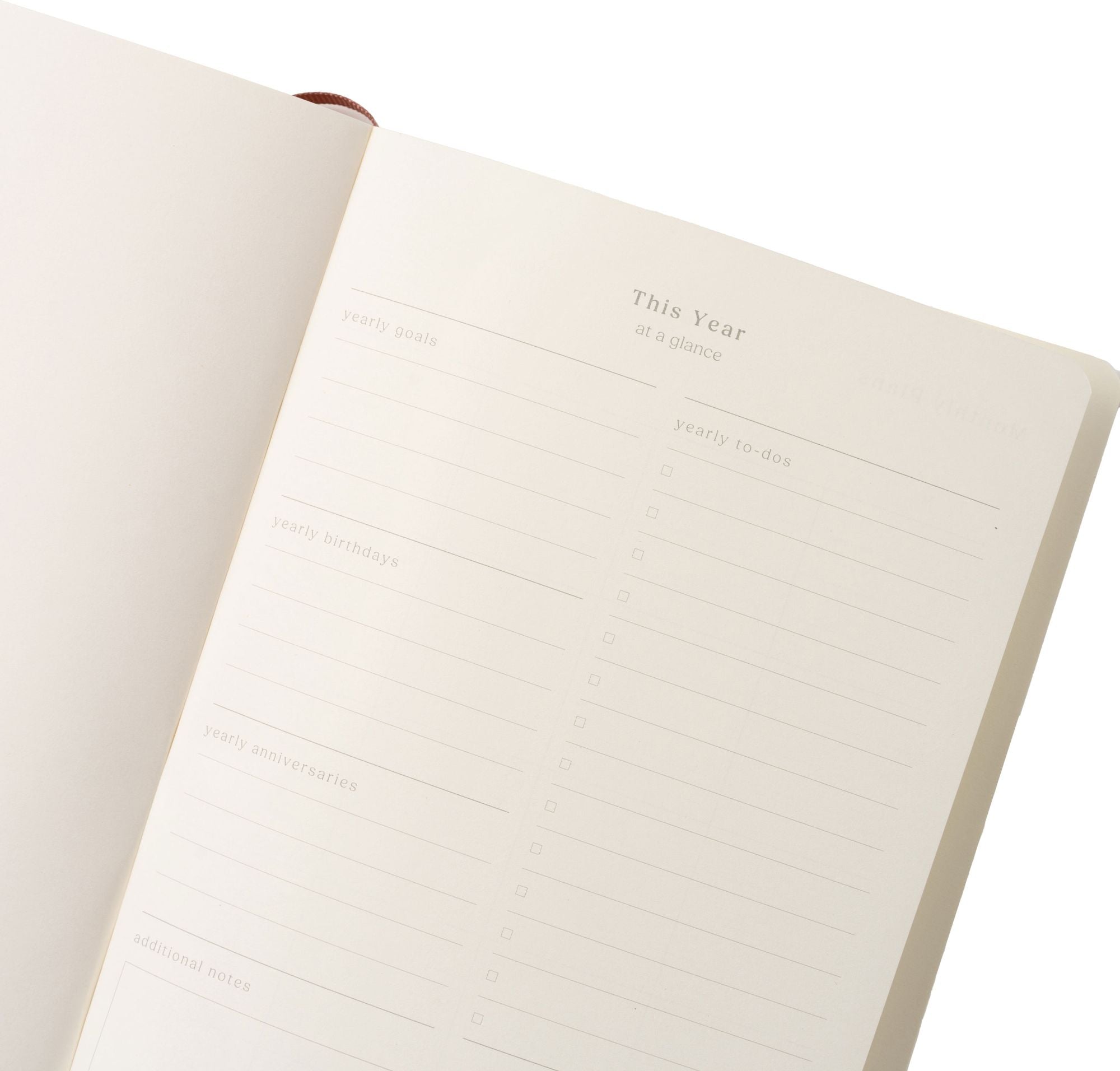 Paper Source A5 Weekly Horizontal Undated Planner Pages - Image 3