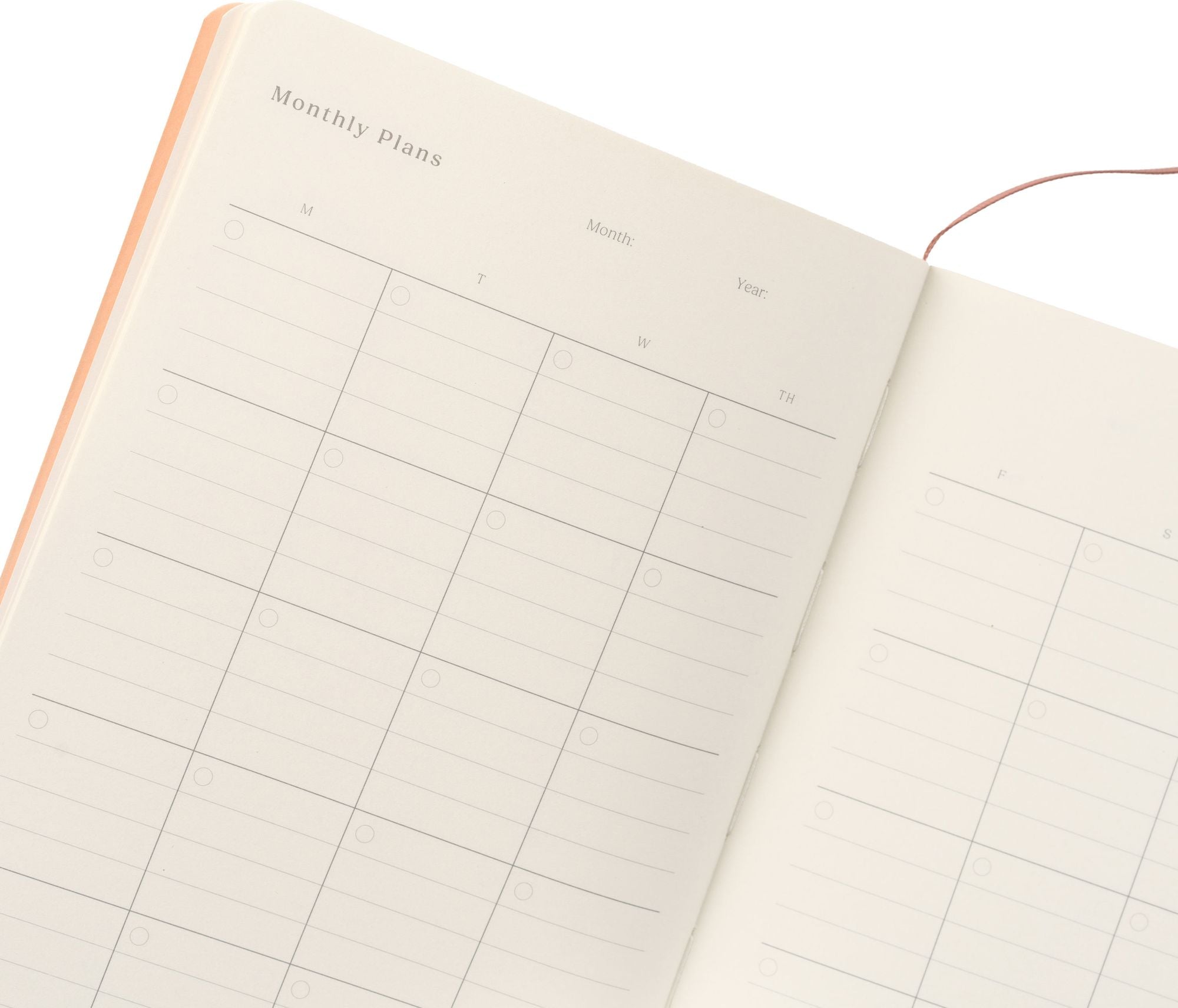 Paper Source A5 Weekly Vertical Undated Planner Pages - Image 3