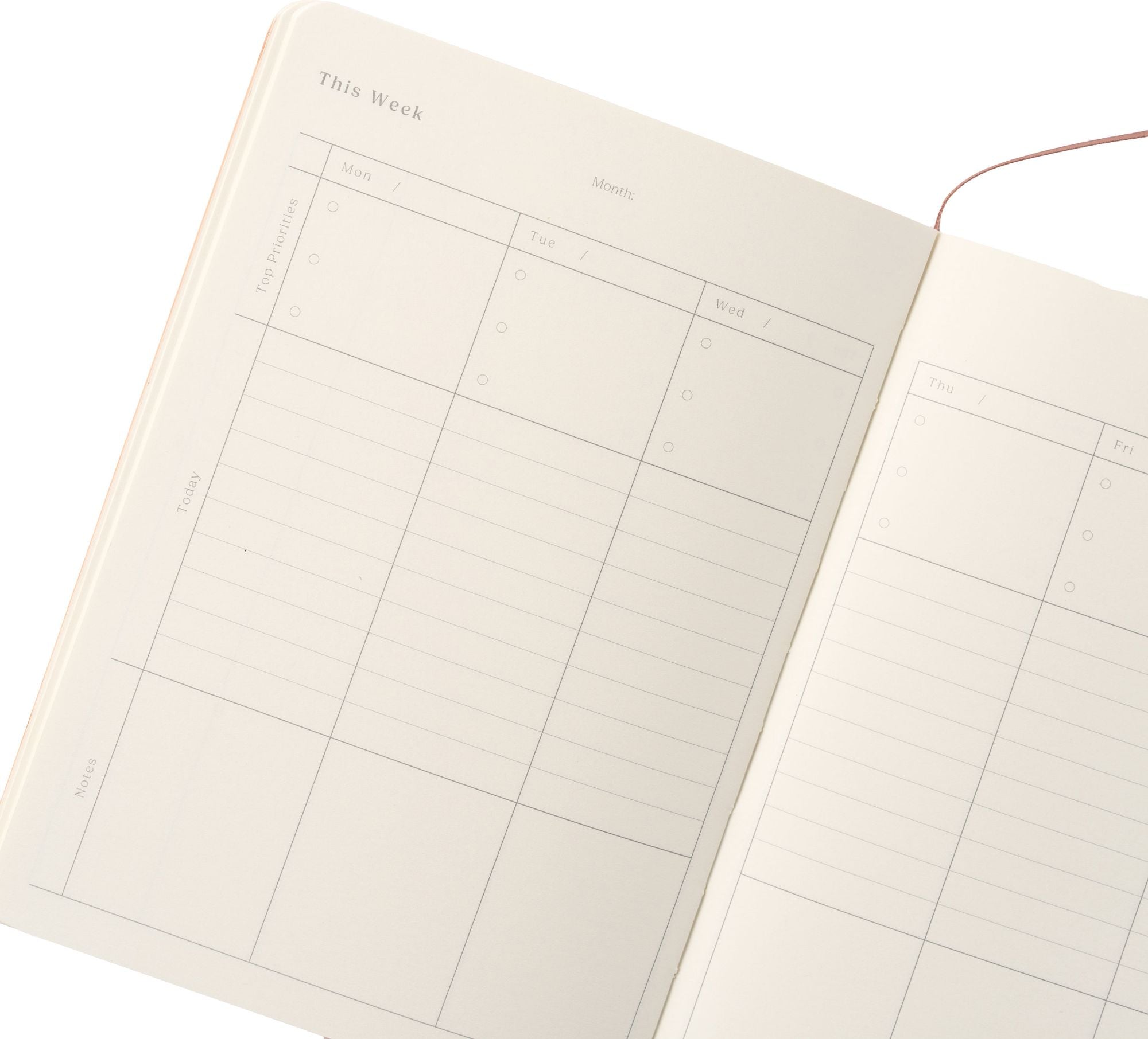 Paper Source A5 Weekly Vertical Undated Planner Pages - Image 5