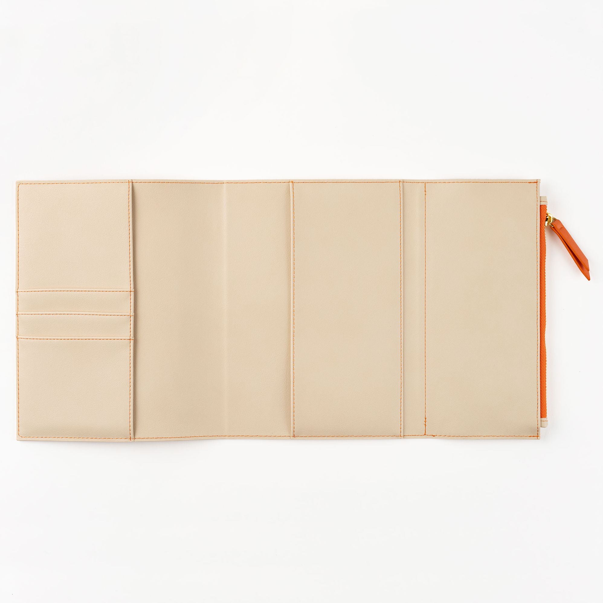 Paper Source A5 Journal Cover Clutch - Beige/Orange - Image 2