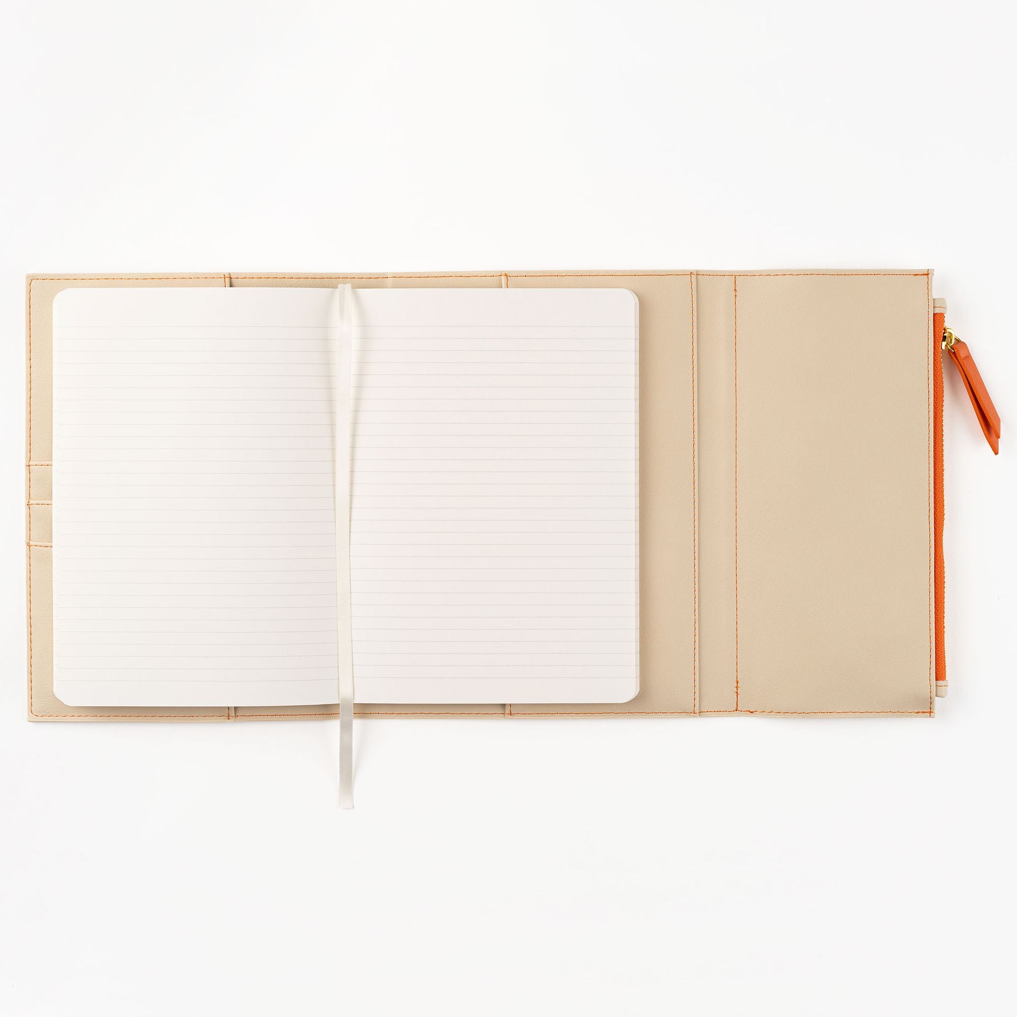 Paper Source A5 Journal Cover Clutch - Beige/Orange - Image 5