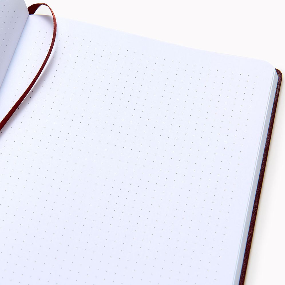 Oxblood Paper Wasp LG Dotted Journal - Image 3