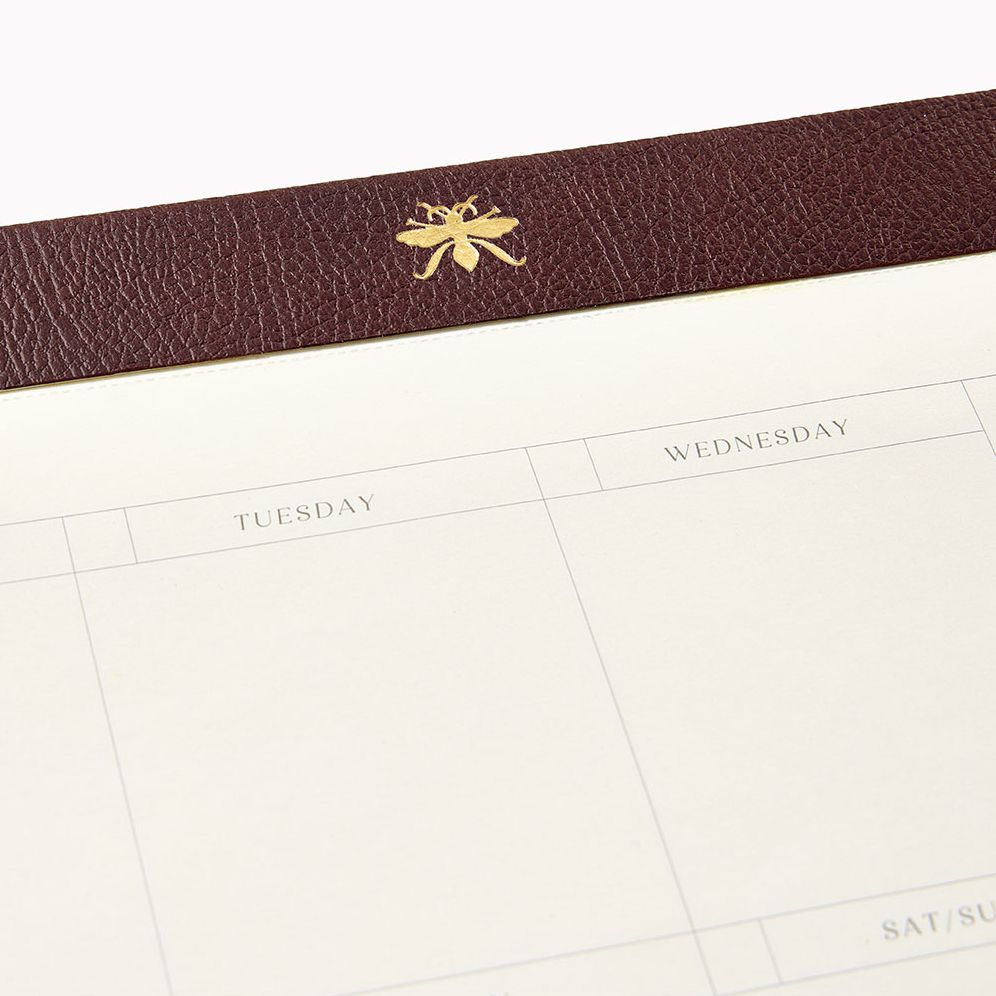 Choc Stripe Paper Wasp Desk Pad - Image 2