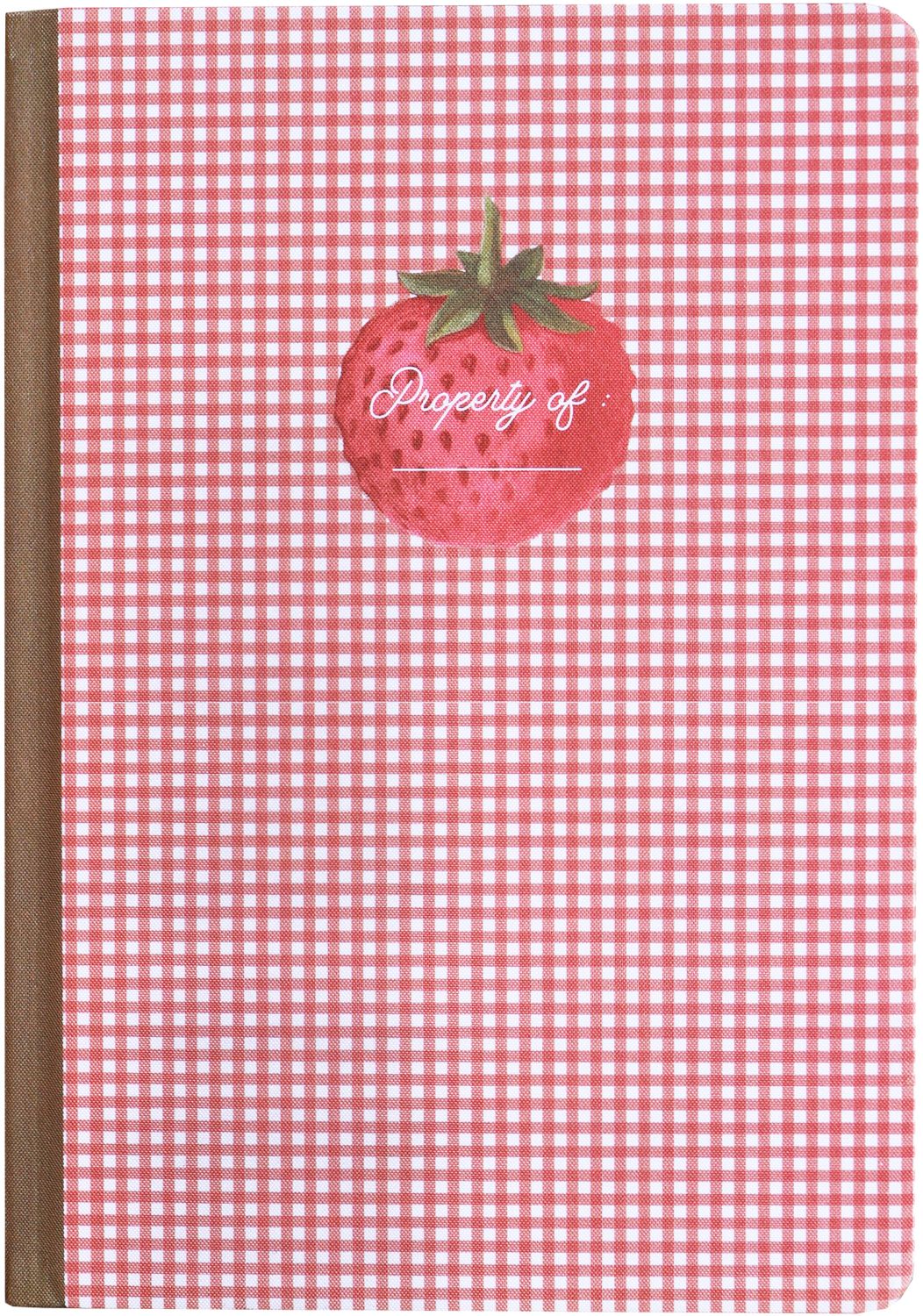 Picnic Berries Book Cloth Journal With Magnetic Bookmarks - Image 2