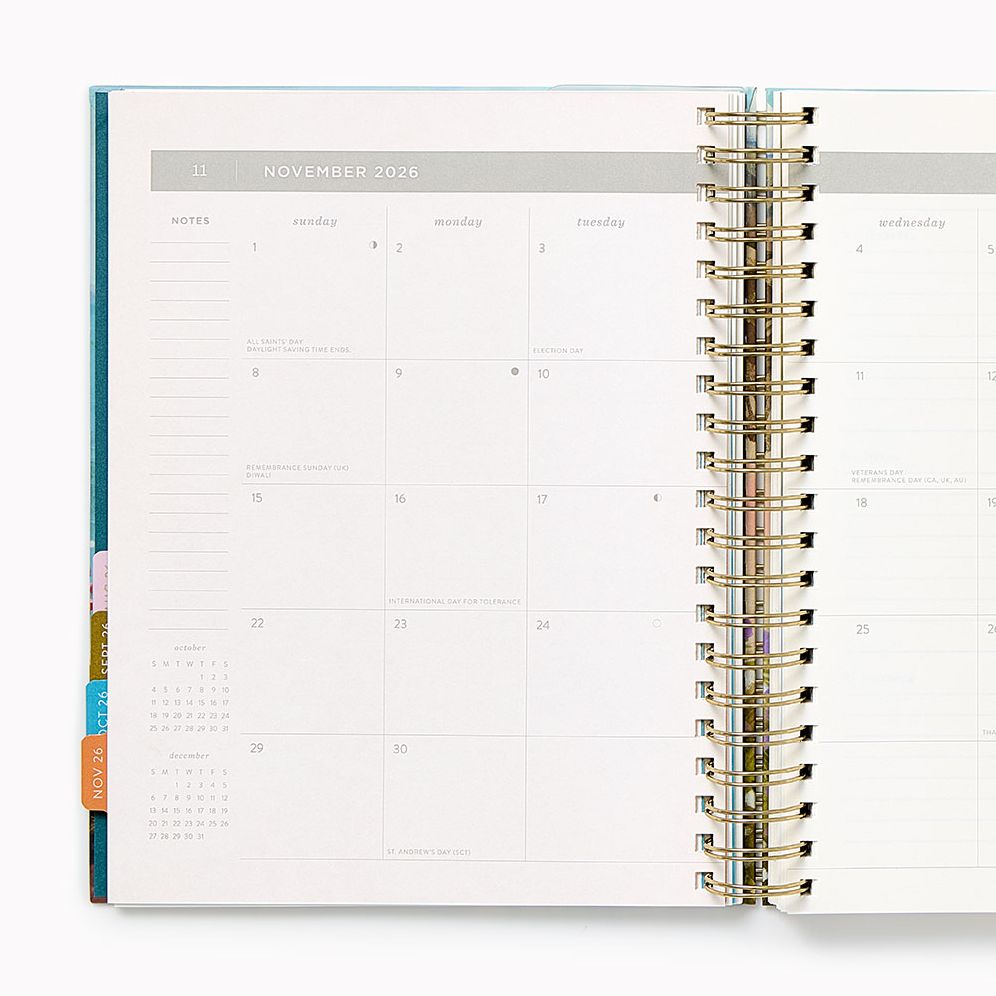2026-2027 Paper Source Landscapes Weekly Desk Planner - Image 5