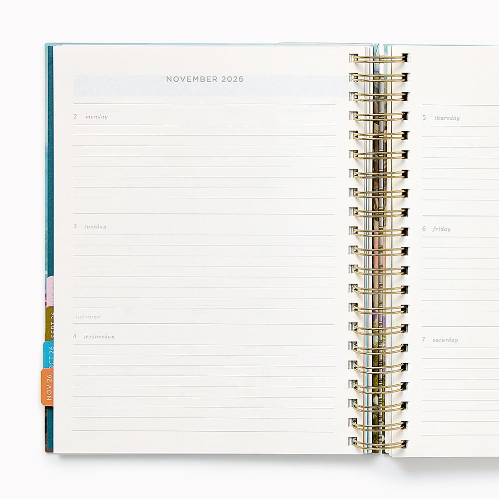2026-2027 Paper Source Landscapes Weekly Desk Planner - Image 6