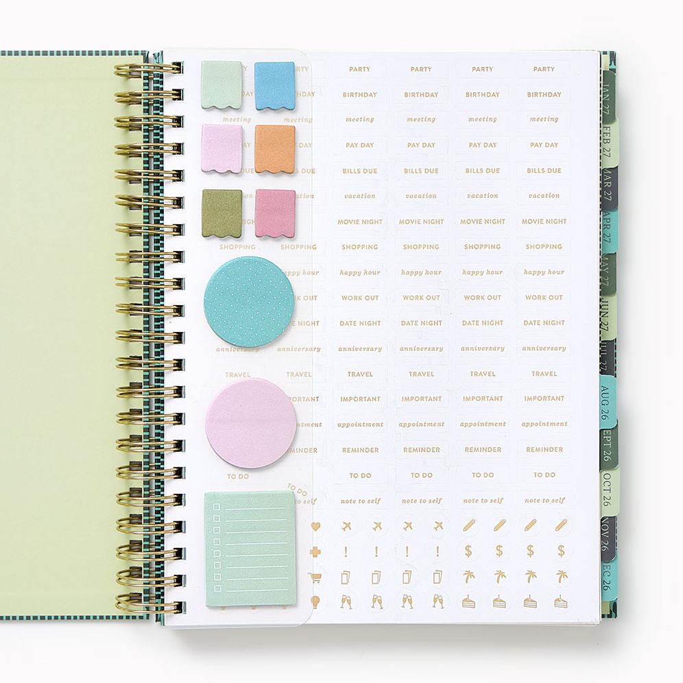 2026-2027 Paper Source Tapestries Weekly Desk Planner - Image 3