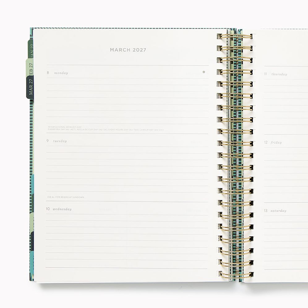 2026-2027 Paper Source Tapestries Weekly Desk Planner - Image 5