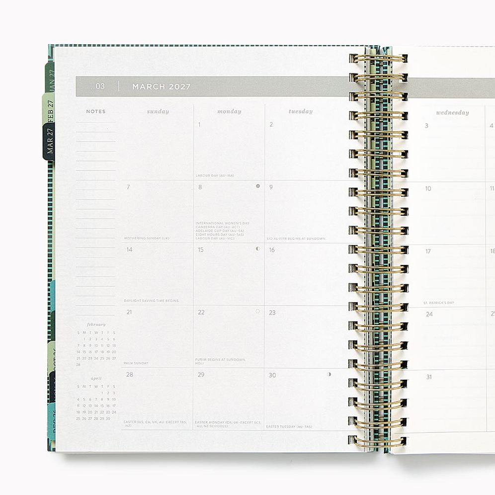 2026-2027 Paper Source Tapestries Weekly Desk Planner - Image 6