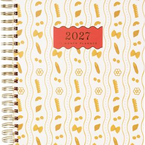 2026-2027 Pasta Plans Weekly Desk Planner