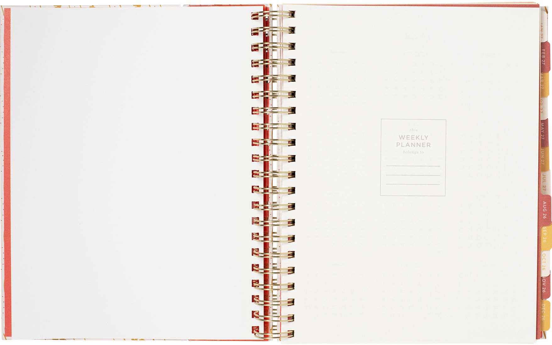 2026-2027 Pasta Plans Weekly Desk Planner - Image 3