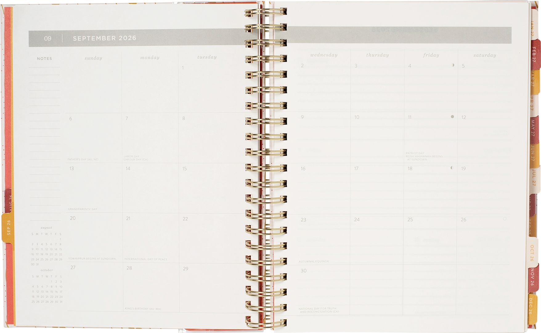 2026-2027 Pasta Plans Weekly Desk Planner - Image 6