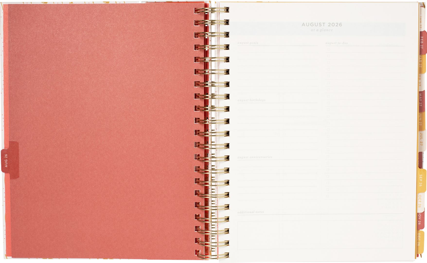 2026-2027 Pasta Plans Weekly Desk Planner - Image 7