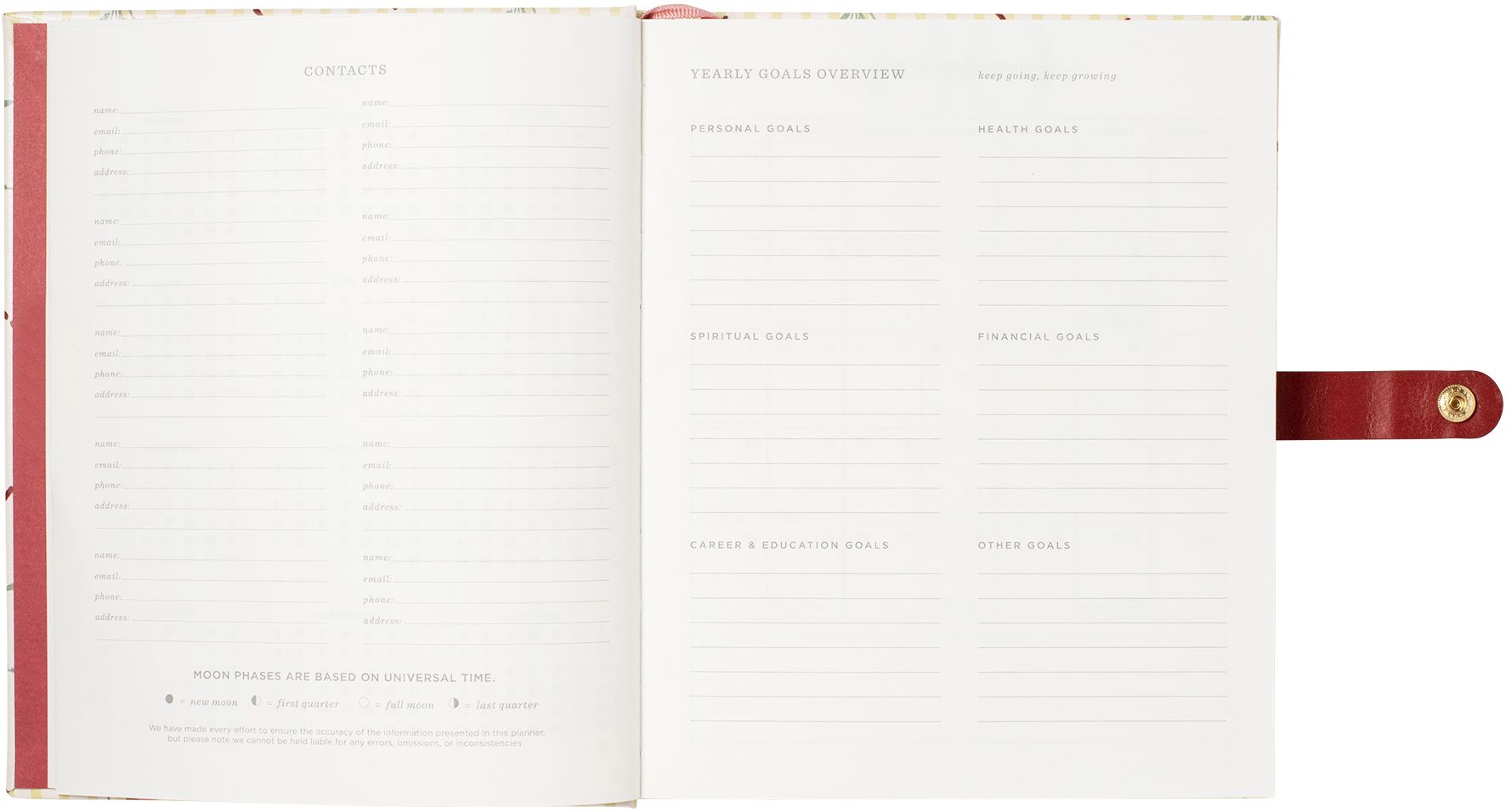 2026-2027 Cottage Bouquet Weekly Desk Planner - Image 5