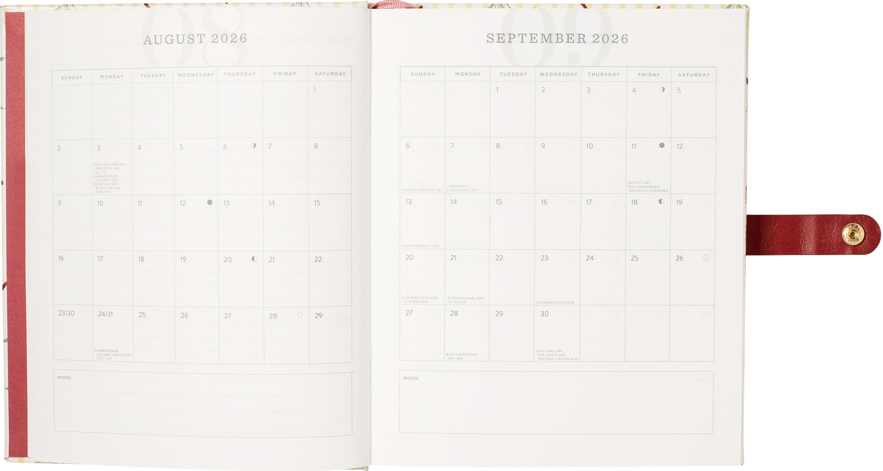 2026-2027 Cottage Bouquet Weekly Desk Planner - Image 6