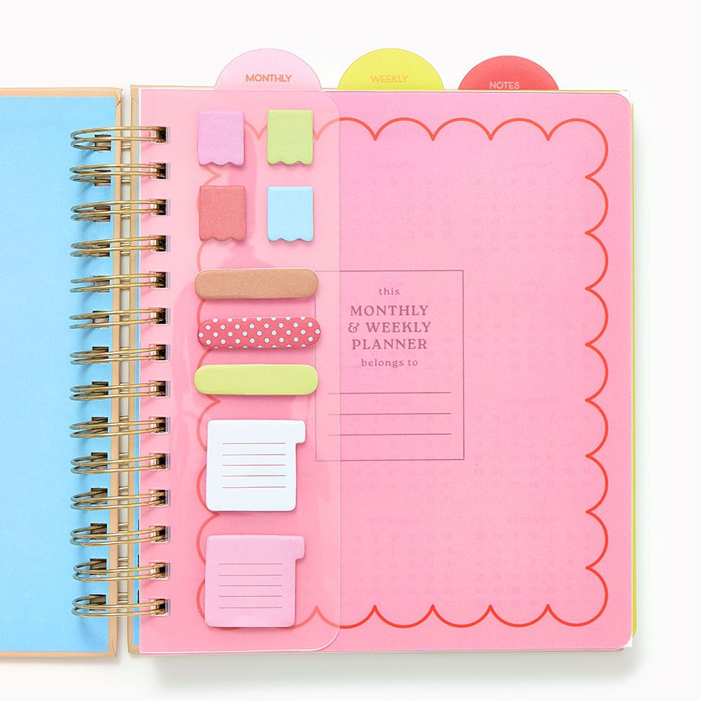 2026-2027 Paper Source Strawberry Weekly Desk Planner - Image 3