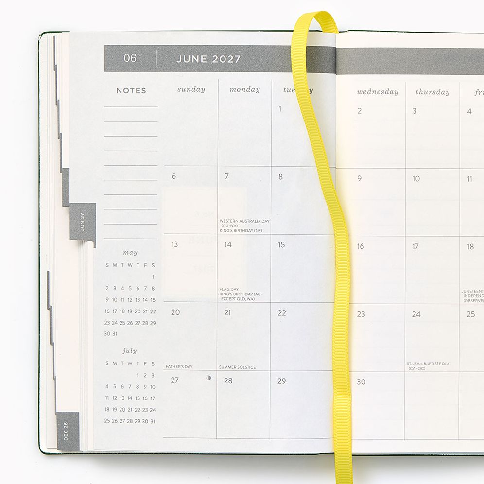 2026-2027 Paper Source Landscapes Weekly Pocket Planner - Image 3
