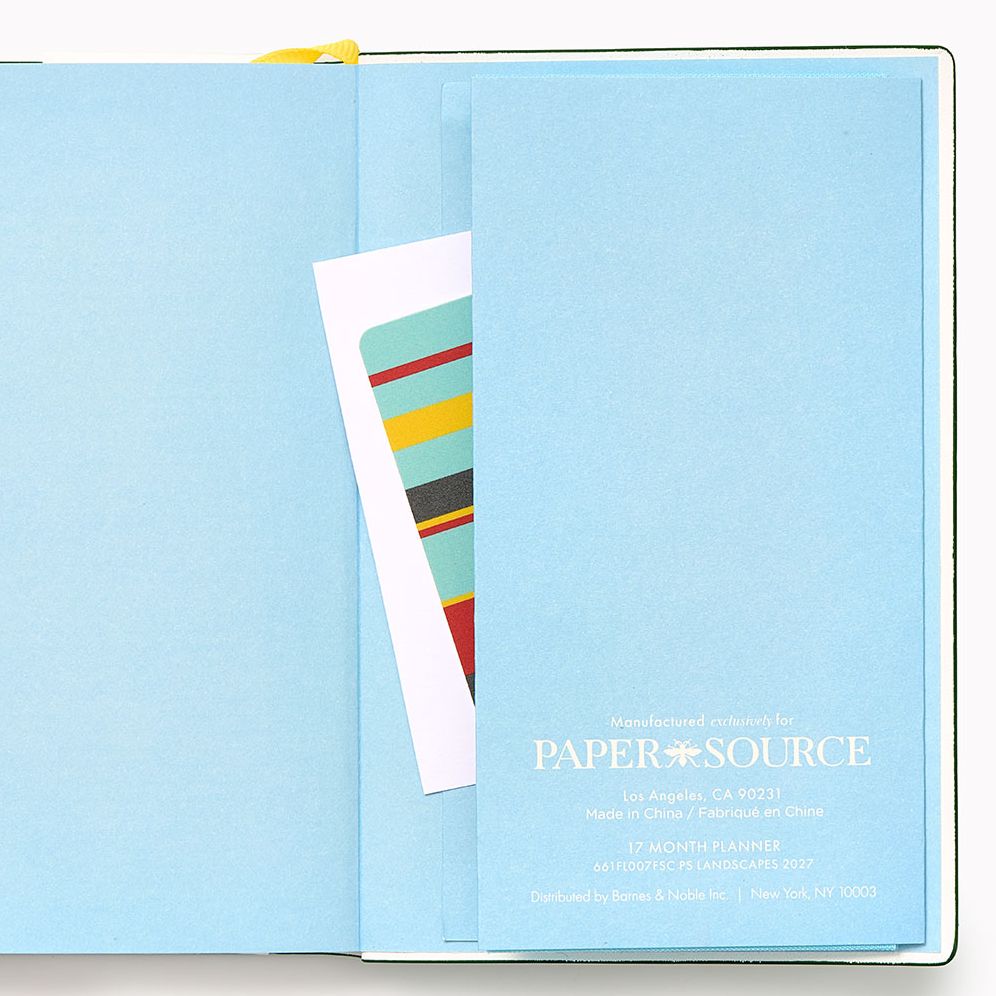 2026-2027 Paper Source Landscapes Weekly Pocket Planner - Image 5