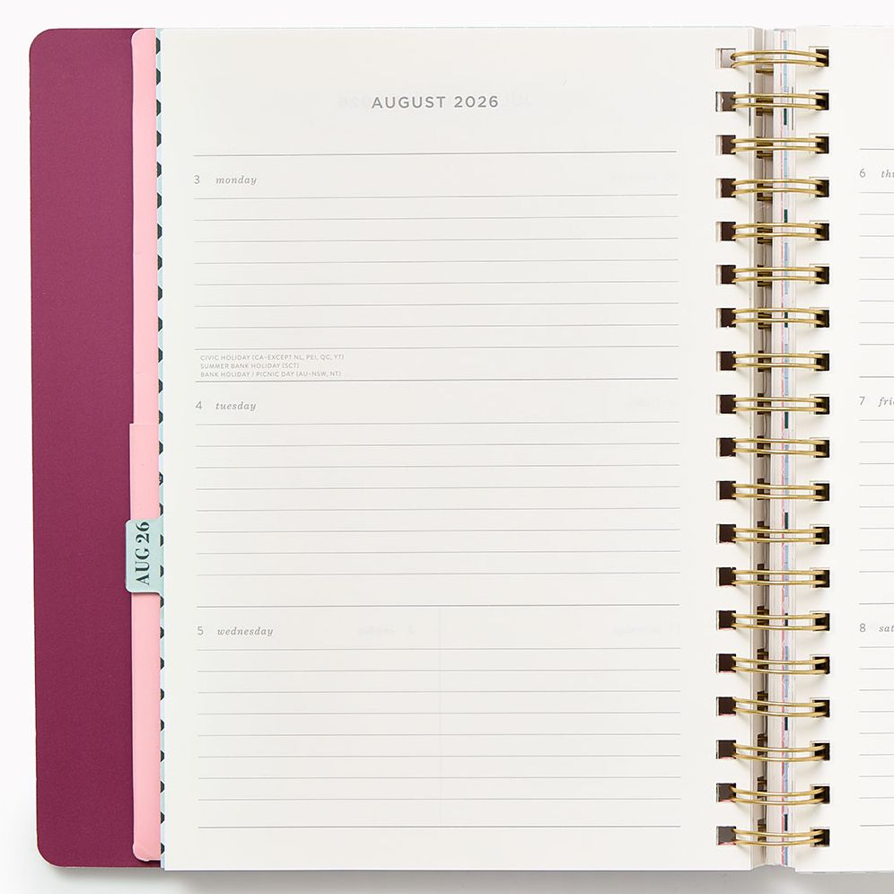 2026-2027 Paper Source Tiles Weekly Desk Planner - Image 7