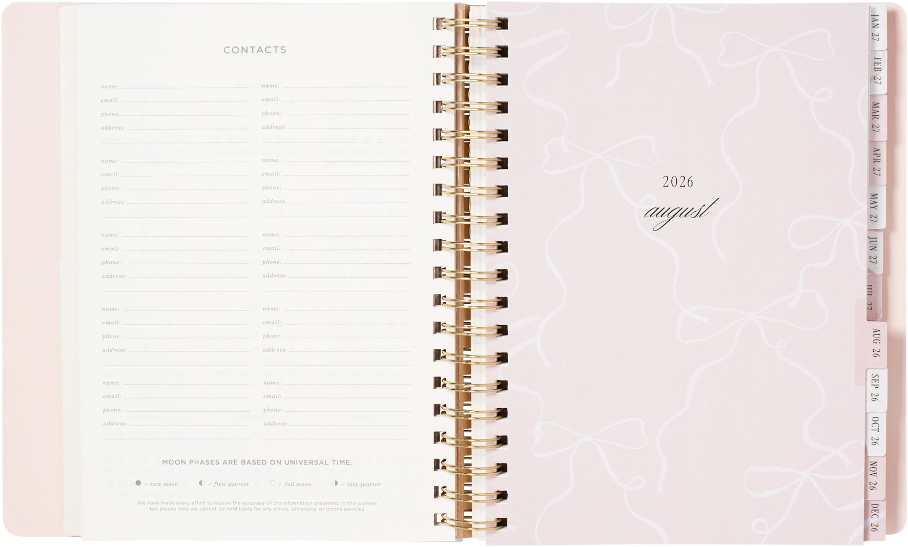 2026-2027 Ballet Bow Weekly Desk Planner - Image 7