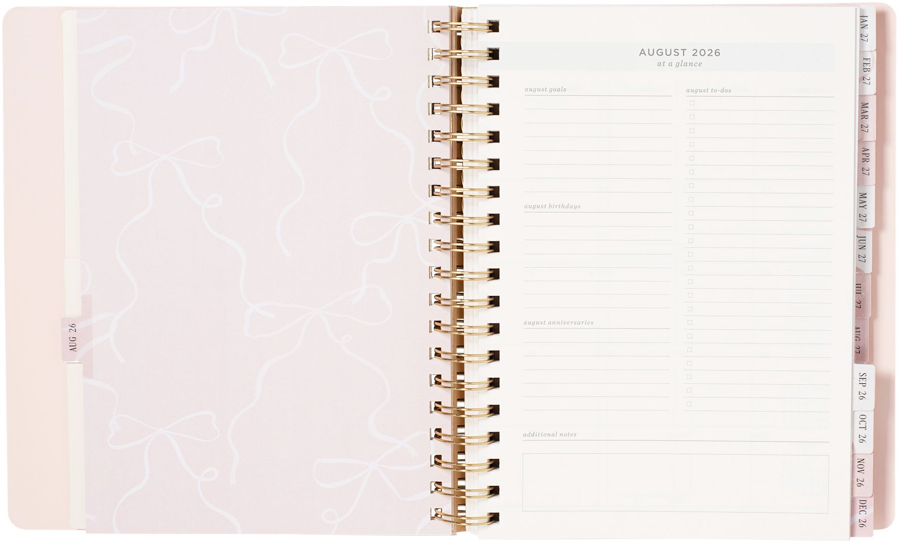 2026-2027 Ballet Bow Weekly Desk Planner - Image 8