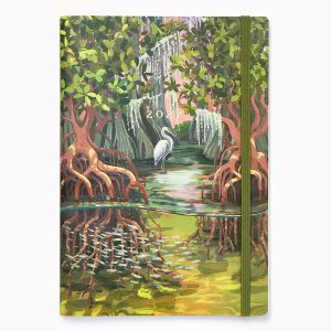 2026-2027 Paper Source Landscapes Monthly Desk Planner