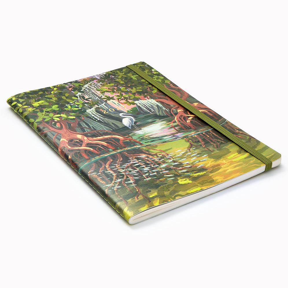 2026-2027 Paper Source Landscapes Monthly Desk Planner - Image 2